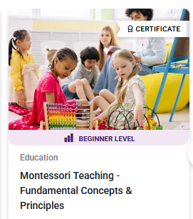 Montessori Teaching - Fundamental Concepts & Principles